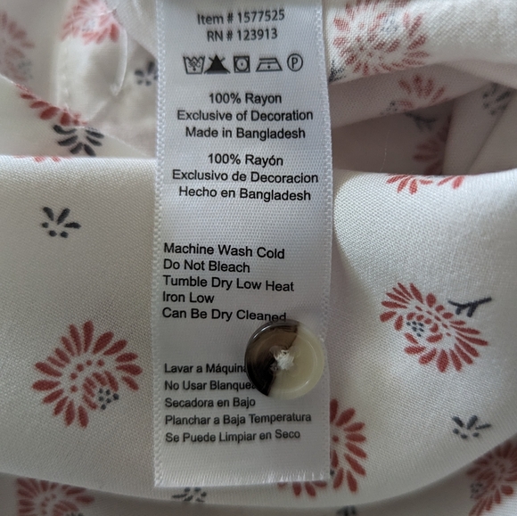 JACHS Girlfriend New York Size Medium, Button down shirt - Picture 3 of 8